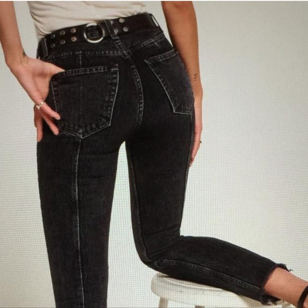 Reformation Seamed Jeans Black‎ size 25 - Picture 11 of 11
